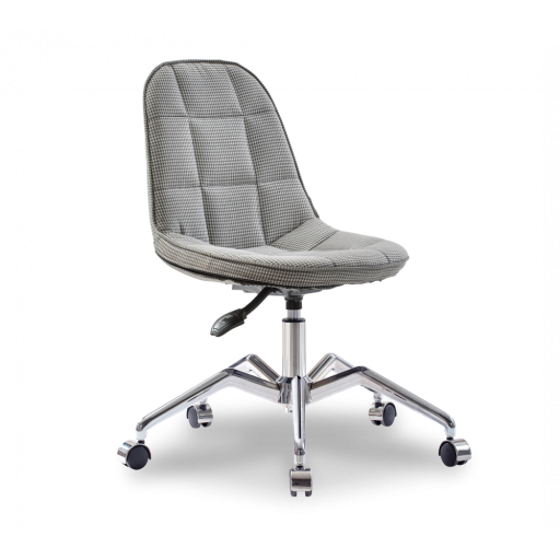 Moderne stoel bureau stoel grijs, grijze bureaustoel, bureaustoel met wielen en in hoogte verstelbaar, bureaustoel jongens, meisjes, complete kinderkamer