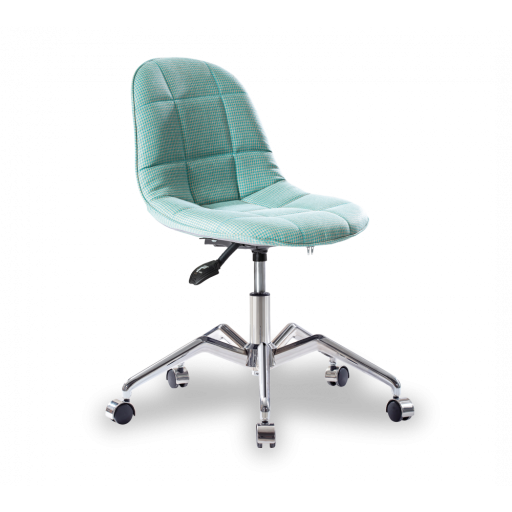 Moderne stoel bureau stoel turquoise, blauwe bureaustoel, bureaustoel met wielen en in hoogte verstelbaar, bureaustoel jongens, meisjes, complete kinderkamer