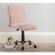 Soft stoel roze, roze bureaustoel, stoel jongens roze, roze bureaustoel in hoogte verstelbaar en met wielen, bureaustoel meisjes
