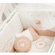 Romantic kussenset ledikant babybed babykamer 130 x 80 cm